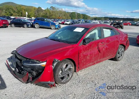 2025 Hyundai Elantra Sel Sport из США, поврежденный, VIN KMHLM4DG3SU900236